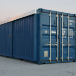 20' Storage Container With Sliding Door