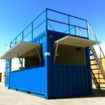 20′ Store Container with Roof Terrace – Secure Storage with Elevated Space Solution