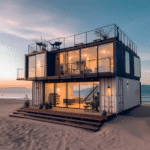 40Ft Luxury Portable 4 Rooms Shipping Container Homes
