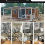 40ft 20ft 5 Bedroom Luxury Easy Folding Sandwich Panel Expandable Container Barndominium Prefabricated House