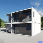 Modern Luxury Modular Container Homes Hurricane Proof 40Ft Prefab Houses