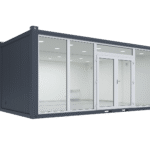 Double Space Modular Unit with 1 Glass Wall – Stylish and Spacious Multi-Purpose Container