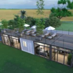 Multi-storey Light Steel Structure Prefabricated House Portable Container Holiday House